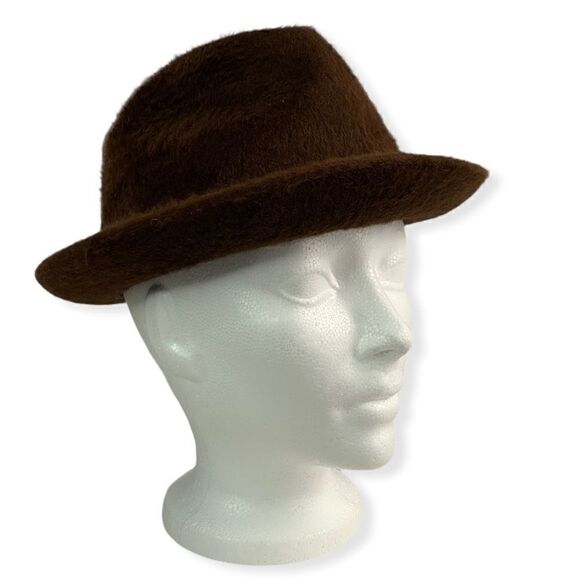 VINTAGE Biltmore Canadian Panda Feathered Fedora - Picture 2 of 9